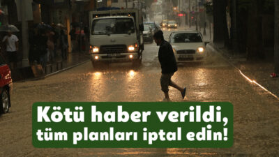 Meteoroloji Genel Müdürlüğü hafta sonuna dair hava tahmin raporunu paylaştı.