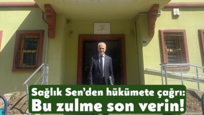 Türk Sağlık Sen Kocaeli Şube Başkanı Ömer Çeker Aile Sağlığı