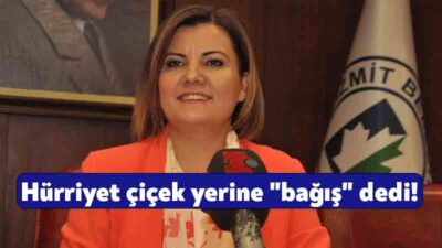 Yerel seçimlerin sona ermesinin ardından dün mazbatasını alan İzmit Belediye