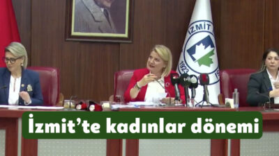 İzmit Belediye Meclisi’nin ilk toplantısında katip üyeler de belirlendi. Bu