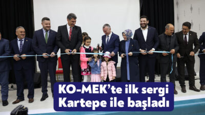 KO-MEK kursiyerlerinin eserlerinin yer aldığı ilçe sergileri bu yıl Kartepe