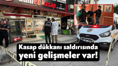 Kocaeli’nin İzmit ilçesinde kasap dükkanına pompalı tüfekle ateş açan şahıs