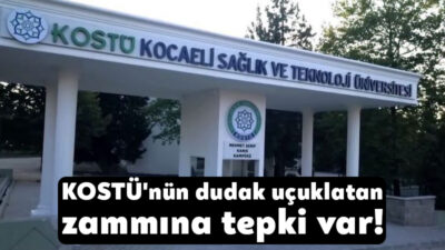 Kocaeli Sağlık ve Teknoloji Üniversitesi öğrenci kayıt ücretlerine yüzde 95,7