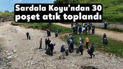 Kocaeli ve çevre illerden gelen misafirlerini ağırlayan Kandıra’nın Sardala Koyu’nda