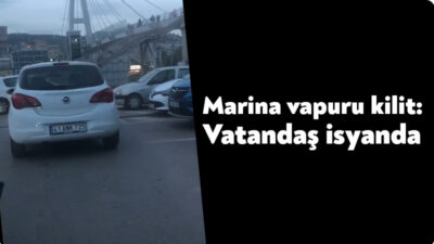 Kocaeli'de Marina Vapurunun olduğu bölgede araçların yanlış park edilmesi vatandaşı