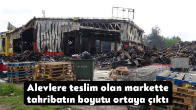 Kocaeli’nin İzmit ilçesinde bin 250 metrekare kapalı alana sahip markette