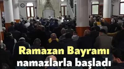 Bugün Ramazan Bayramı’nın birinci günü… Bayram, Kocaeli’de camilerde kılınan bayram