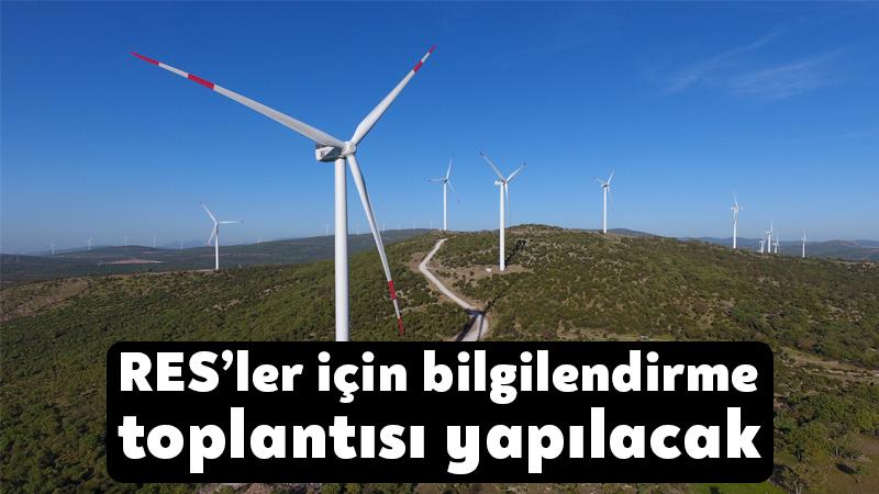 Rüzgar enerji santralleri için bilgilendirme toplantısı yapılacak
