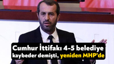 31 Mart'ta yapılan yerel seçimlerde MHP'den istifa eden Saffet Sancaklı