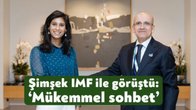 Hazine ve Maliye Bakanı Mehmet Şimşek IMF Başkan Yardımcısı Gita
