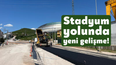 Kocaeli Büyükşehir Belediyesi’nin Köseköy Koridoru Alikahya Stadyum bağlantı yolu çalışmaları