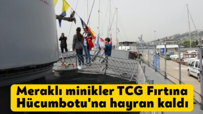 23 Nisan Ulusal Egemenlik ve Çocuk Bayramı dolayısıyla TCG Fırtına