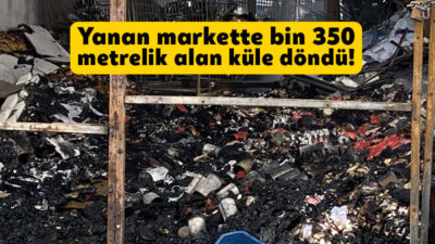 Kocaeli'nin İzmit ilçesinde markette çıkan ve 2 saatte kontrol altına