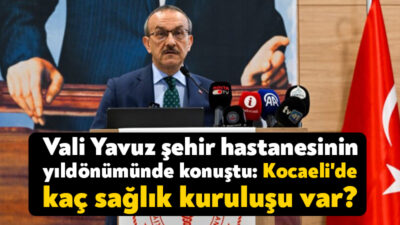 Kocaeli Şehir Hastanesi'nin açılışının birinci yıl dönümü için etkinlik gerçekleşti.