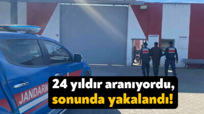 Kocaeli’de 24 yıldır aranan zanlı, jandarma ekipleri tarafından yakalandı.