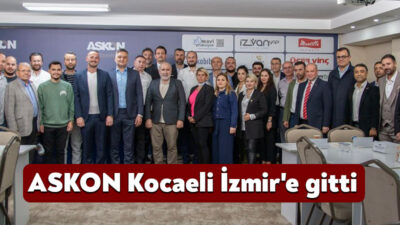 ASKON Kocaeli Şube Yönetiminden oluşan 15 kişilik iş insanı heyeti,