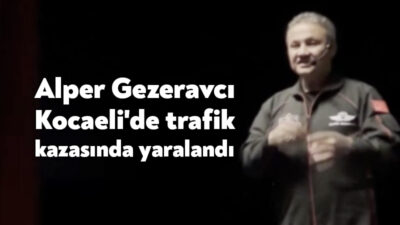 Kocaeli'de Alper Gezeravcı'nın içinde bulunduğu otomobil kaza yaptı. Kazada Gezeravcı