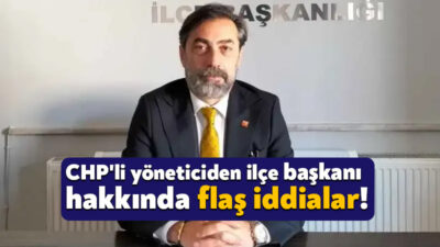 CHP Kartepe İlçe Sekreteri Kıvanç Özaslan, Kartepe İlçe Başkanı Hasan