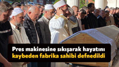 İzmit ilçesinde fabrikasına yeni aldığı pres makinesine sıkışarak hayatını kaybeden