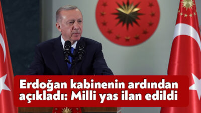 Cumhurbaşkanı Erdoğan başkanlığında bir araya gelen Kabine Toplantısı sona erdi.