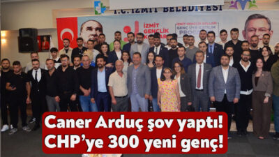 CHP Gençlik Kolları MYK Üyesi Caner Arduç, genel başkan Özgür