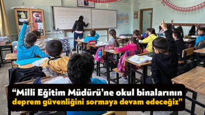 Eğitim Sen, Kocaeli’de, 1999'dan önce yapılan okulların yüzde 25’nin yenilenmediğini