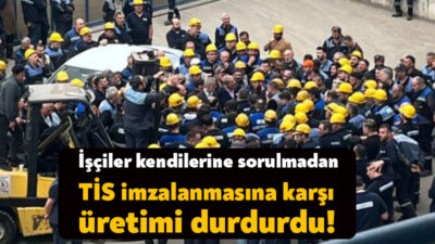 Özçelik-İş Gebze Şubesi’nin yetkili olduğu Kocaeli Dilovası’ndaki Gürdesan Makine’de kendilerine