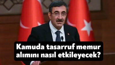 Cumhurbaşkanı Yardımcısı Cevdet Yılmaz, kamuda alınan tasarruf tedbirleri ile ilgili