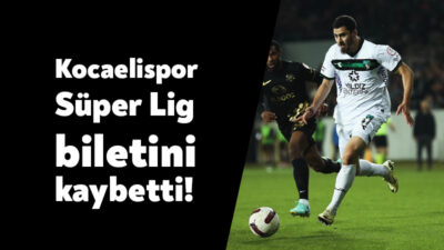 Ertuğrul Sağlam’ın geri dönüşüyle Süper Lig için umutlanan Kocaelispor, bu