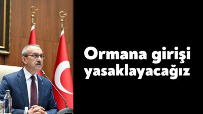 Orman yangınlarına sebep olacak her türlü girişimin karşısında olduklarını söyleyen