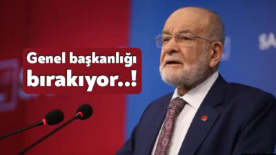 Saadet Partisi Genel Başkanı Temel Karamollaoğlu görevini bırakıyor. Yeni genel