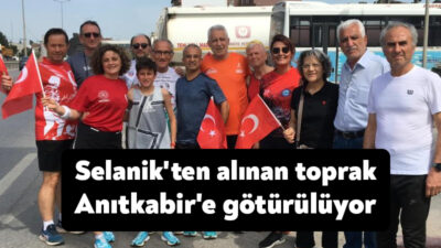 Gazi Mustafa Kemal Atatürk’ün Selanik’teki evinden alınan toprağın 19 Mayıs'ta