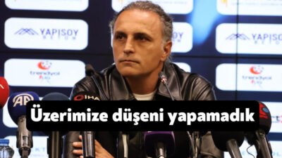 Kocaelispor Teknik Direktörü Mustafa Gürsel, Sakaryaspor mağlubiyeti sonrası "Üzerimize düşeni