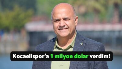 Kocaelispor Başkanı Recep Durul, Kocaelispor’a 1 milyon dolar verdiğini söyledi.