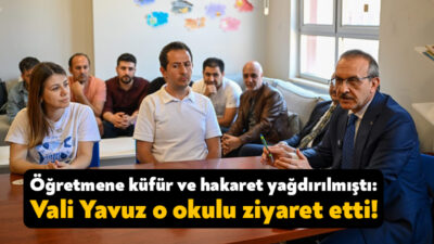 Kocaeli Valisi Seddar Yavuz Ressam Osman Hamdi Bey İlkokulu'nun ziyaret
