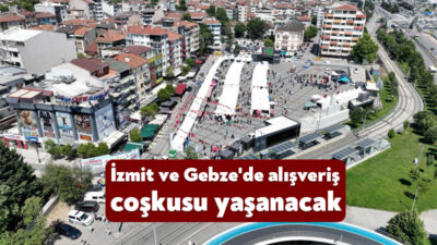 Kocaeli'de düzenlenen alışveriş festivali vatandaşları uygun fiyatlı ürünlerle buluşturacak. Giyimden