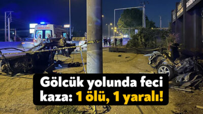 D-130 Karayolu üzerinde akşam saatlerinde meydana gelen feci trafik kazasında,