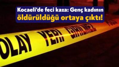 Gölcük'ün Halıdere mevkiinde meydana gelen trafik kazasında 18 yaşındaki Rümeysa
