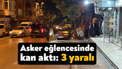 İzmit'teki asker eğlencesinde silahlı ve bıçaklı kavga çıktı. Meydana gelen