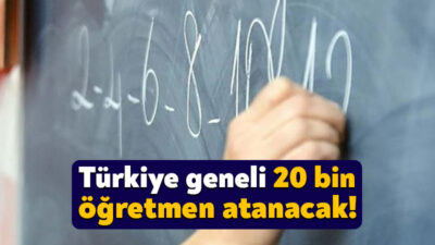 Milli Eğitim Bakanı Yusuf Tekin Türkiye genelinde 20 bin öğretmen