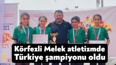 Körfezli Melek Yıldız, Adana'da düzenlenen Analig Kros Atletizm Türkiye Şampiyonasında