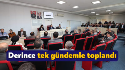 Derince Belediyesi Mayıs ayının ikinci meclis toplantısı yapıldı. Derince Belediye