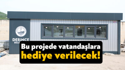 Derince Belediyesi geri dönüşüm için ilk adımı attı ve Yenikent