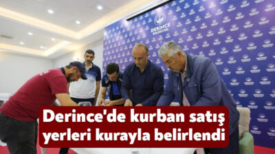Derince Belediyesi, yaklaşan Kurban Bayramı öncesi kurban satış yerlerini zabıta