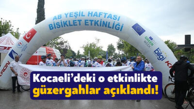 Kocaeli’de 2 Haziran’da “Avrupa Birliği Yeşil Çevre Günü Bisiklet Sürüşü