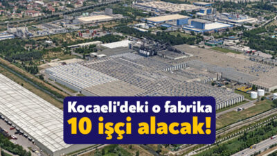 İzmit’in Alikahya mevkiinde kurulu olan lastik fabrikası 10 kişiyi istihdam