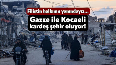 Kocaeli Büyükşehir Belediyesi’nin mayıs ayı meclis toplantısında Gazze ile kardeş