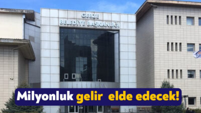 Gebze Belediyesi 7 bin 113 metrekarelik arsayı 3 yıllığına kiraya