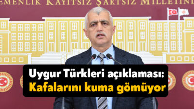 DEM Parti Kocaeli Milletvekili Ömer Faruk Gergerlioğlu TBMM'de yaptığı açıklamada