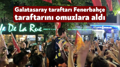 Süper Lig'in 2023-2024 sezonunu şampiyon tamamlayan Galatasaray’da taraftarlar sokaklarda şampiyonluğu